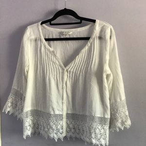 American Eagle Outfitters white blouse